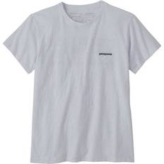 Patagonia Damen T-Shirts Patagonia Women's P-6 Logo Responsibili-Tee - White