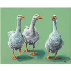 Polyester Framed Art The Group Louise Brown Gossip Girls 40x50cm Framed Art