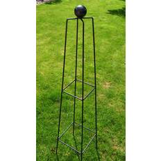 Steel Garden Decorations Poppyforge LTD Classic 4Ft Obelisk Bare Metal/Ready