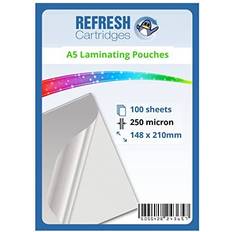Transparent Lamination Films Refresh Cartridges Refresh Cartridges Glossy Laminating Pouches A5 250