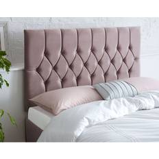 Pink Headboards Aspire Catherine Lansfield Boutique Double Blush Headboard 141cm