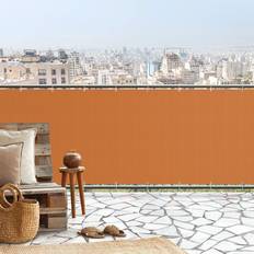 Orange Projections Klebefieber Brise-Vue Pour Balcon - Orange