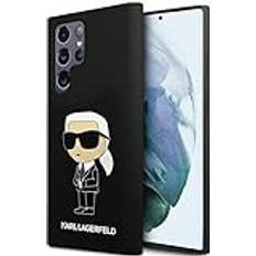 Karl Lagerfeld Handyzubehör Karl Lagerfeld Galaxy S24 Ultra Mobilskal Silikon Ikonik Svart