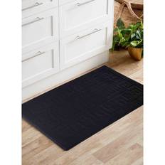 150.0 cm Entrance Mats Serdim Rugs Ivy Washable Greek Key Anti Black