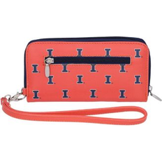 Eagles Wings Illinois Illini Zip-Around Wristlet - Orange