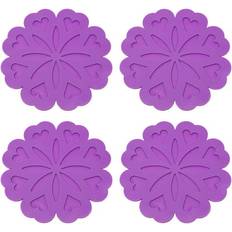 Purple Trivets None Wrapables Silicone Pot Holders, Multi-use Flexible