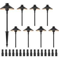 Garden & Outdoor Environment VEVOR 8 Pack Low Voltage Landscape Path Lights, 3W