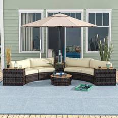 Outdoor Lounge Sets OutSunny 8 Outdoor Lounge Set