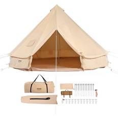 VEVOR Bell Tent 4 x 2.5 m TC Cotton