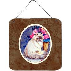 Aluminium Wall Decor ComfortCreator Persian Cat Hanging Prints Wall Decor