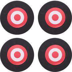 Hunting Accessories Tlily 4Pcs 25 x 3cm Archery Eva Foam Target Self Healing Bow Moving Hunting Practice Black Red