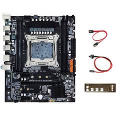 Motherboards Tlily X99 Desktop Motherboard+Baffle+SATA Cable+Switch Cable LGA2011-3 DDR4 Support