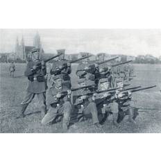 BrainBoosters German Volunteers At Drill During World War I The War News Poster