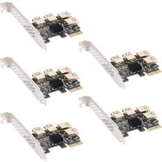 Controller Cards Tlily 5X New 4 Ports Riser