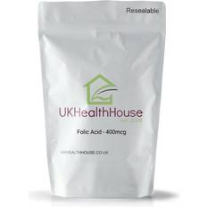 UKHealthhouse Folic Acid 400mcg x 1000 B