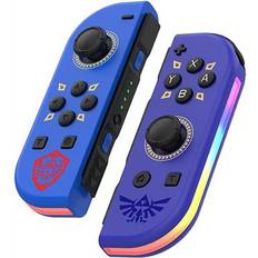 Zelda Wireless Controller For Nintendo Switch, OLED, Lite Gamepad Joystick L/R With RGB Right