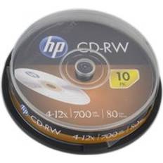 12x Speed CD-RW Blank CDs Pack of 10