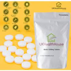 Lactose Free Vitamins & Minerals UKHealthhouse High Strength Biotin 1000mcg 60 pcs