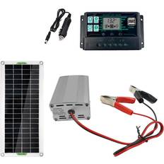 HCSC 200W Solar Panel Kit 12V to 220V Battery Charger RV Travel Trailer Camper Van Solar Panel KIt Solar Power Panel 6.5A