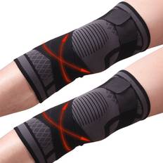 Tlily 2X Adjustable Knee Brace Support 3D Compression Gym Knee Pads Sleeve