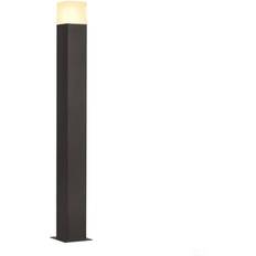 SLV Grafit E27 90 Square Anthracite Bollard 90cm