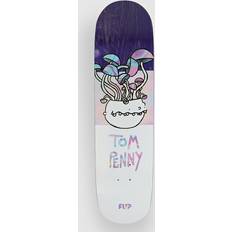 Skateboards Flip Penny Buddies 8.25"X32.13" Skateboard Deck violet white/violet