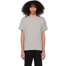 Maison Kitsuné Gray Tricolor Fox T-Shirt H150 GREY MELANGE