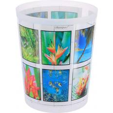 Multicolored Waste Disposal Evideco Island Waste Basket 4.5L/1.2 Gal. Trash Can