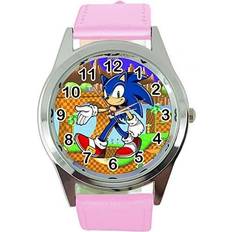 Taport Pink Leather Band for Sonic The Hedgehog Fans