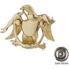 Brass Door Knockers Brass Accents A04-K2000-619 Eagle Door Knocker 5-.87 Satin Nickel