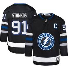 Outerstuff Youth Steven Stamkos Black Tampa Bay Lightning Alternate Premier Player Jersey