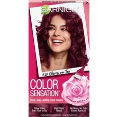 Garnier Color Sensation Hair Color Cream, 4.60 Cherry On Top Intense