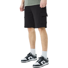 boohooMAN Men's Cargo Jersey Short - Black