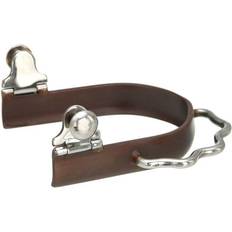 Riding Helmets Tough-1 Women's Kelly Silver Star Antique Brown Sidewinder Bumper Spurs