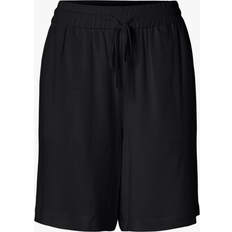 Linne Shorts Selected Slfviva Mw Shorts - Svart