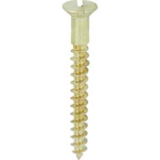 Building Materials Timco Solid Brass Countersunk Woodscrews