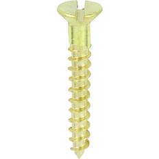 Building Materials Timco Solid Brass Countersunk Woodscrews