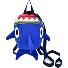 Safety Harness Tianfu Safety Kids Leash Backpack with Harness Leash Shark for Toddlers Boys Girls-Blue