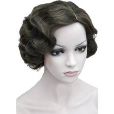 Hair Products Wejoy 1920's Flapper Hairstyles for Finger Wave Wigs Retro Style Short Wig
