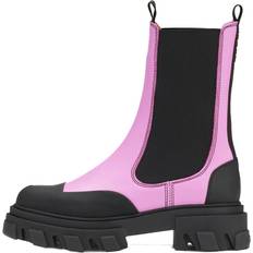 Ganni Chelsea Boots Pink