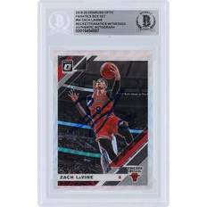 Sports Fan Apparel Panini America Zach Chicago Bulls Autographed 2019-20 Donruss Optic Fanatics Box Set #64 Beckett Witnessed Authenticated Card