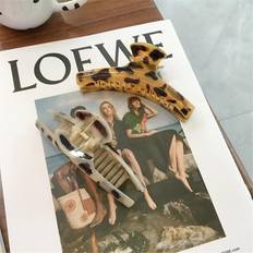 Hair Products HKHBJS 3pcs Resin Hair Clip, Charming Low-key Fashion Romantic Hair Clip Multicoloured