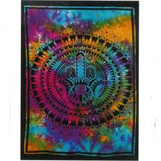 Cotton Wall Decor Ancient Wisdom Cotton Art Hamsa Hand Wall Decor