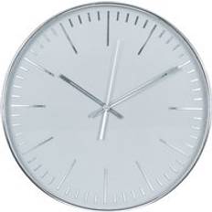 Celestial Silver & Round Wall Clock