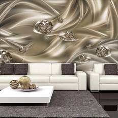 Sammet Väggdekor Wonda Peel & Stick Glam Mural Velvet Kiss 57"W x 41"H - Multi-Color Wall Decor