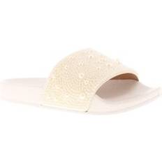 White Sandals Miss Riot Girls Sandals Sliders Older Girls Pearl white years/5 White