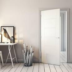 Doors Deanta White Primed Pamplona 6P Interior Door (x198.1cm)