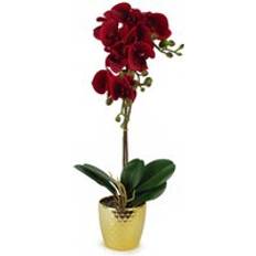 Gold Artificial Plants Leaf Phalaenopsis Orchid Artificial Plant