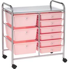 Pink Storage Boxes Hobbycraft Blush Rolling Organiser Storage Box