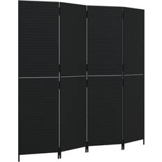 Black Room Dividers vidaXL 4 Screen Balcony Screen Room Divider